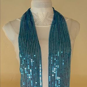 Beautiful light sequin scarf! Brand new!
